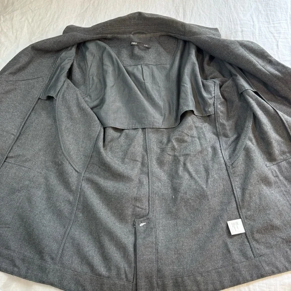 Nau Wool Charcoal Grey Lightweight Jacket